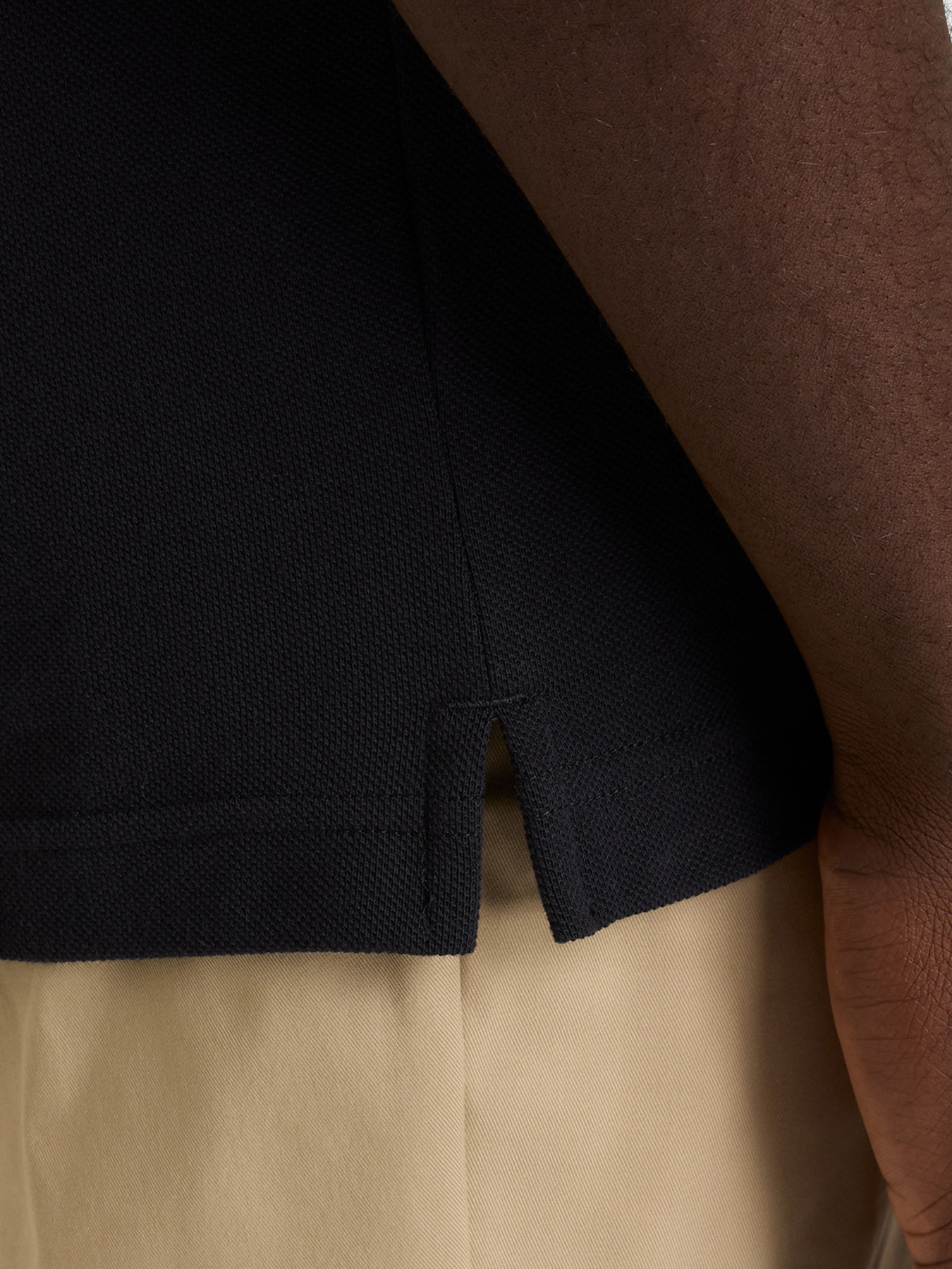 Поло New Balance COTTON PIQUE модель MT51519BK Фото