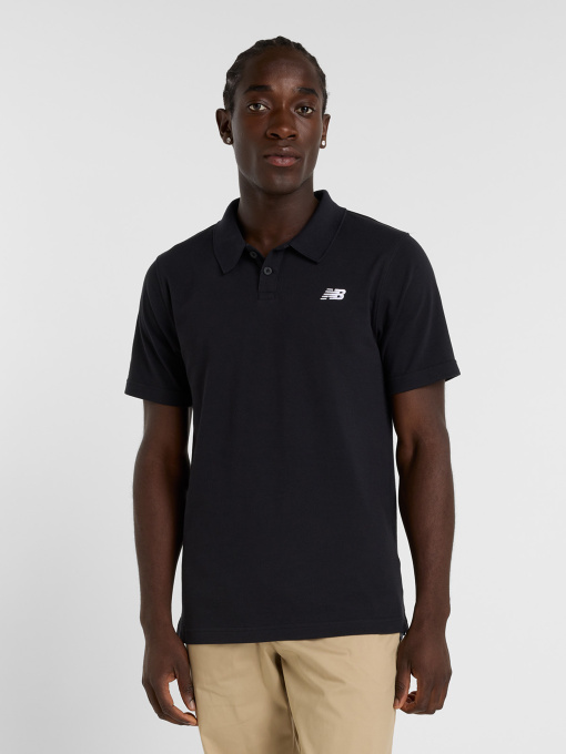 Поло New Balance COTTON PIQUE модель MT51519BK Фото