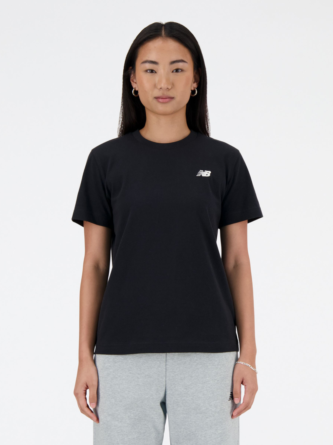 Футболки и поло New Balance SMALL LOGO модель WT41509BK Футболки и поло New Balance SMALL LOGO модель WT41509BK Фото