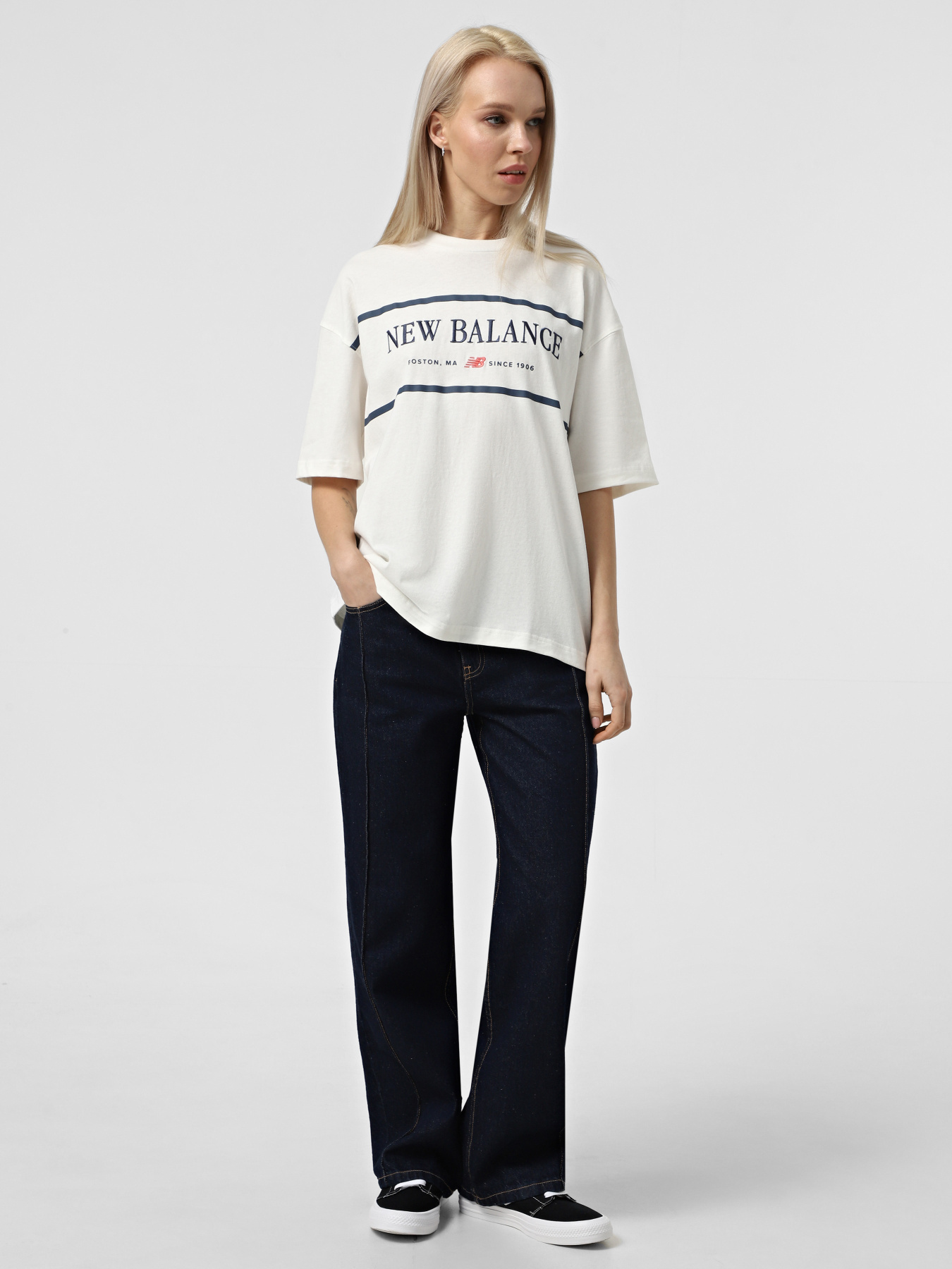 Футболка New Balance Small Logo модель WT51910SST Фото