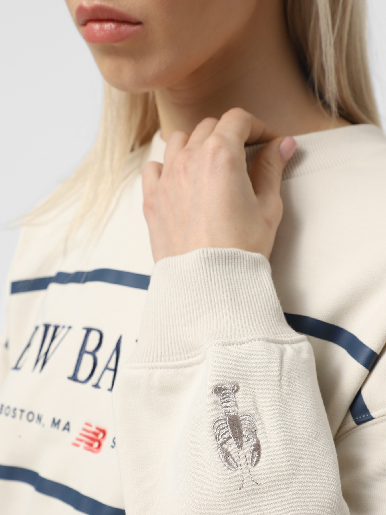 Світшот New Balance ATHLETICS NAUTICAL LOBSTER модель WT51923LIN Фото