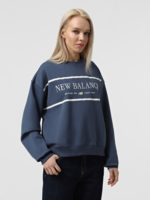 Свитшот New Balance ATHLETICS NAUTICAL LOBSTER модель WT51923VTI Фото