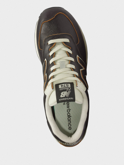 Кросівки New Balance 574 LEATHER модель ML574LPK — фото 4 - INTERTOP