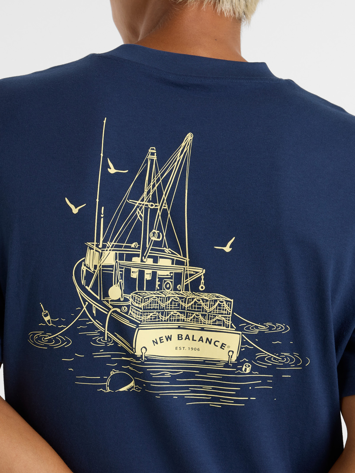 Футболка New Balance Lobster Boat модель MT51923NNY Фото