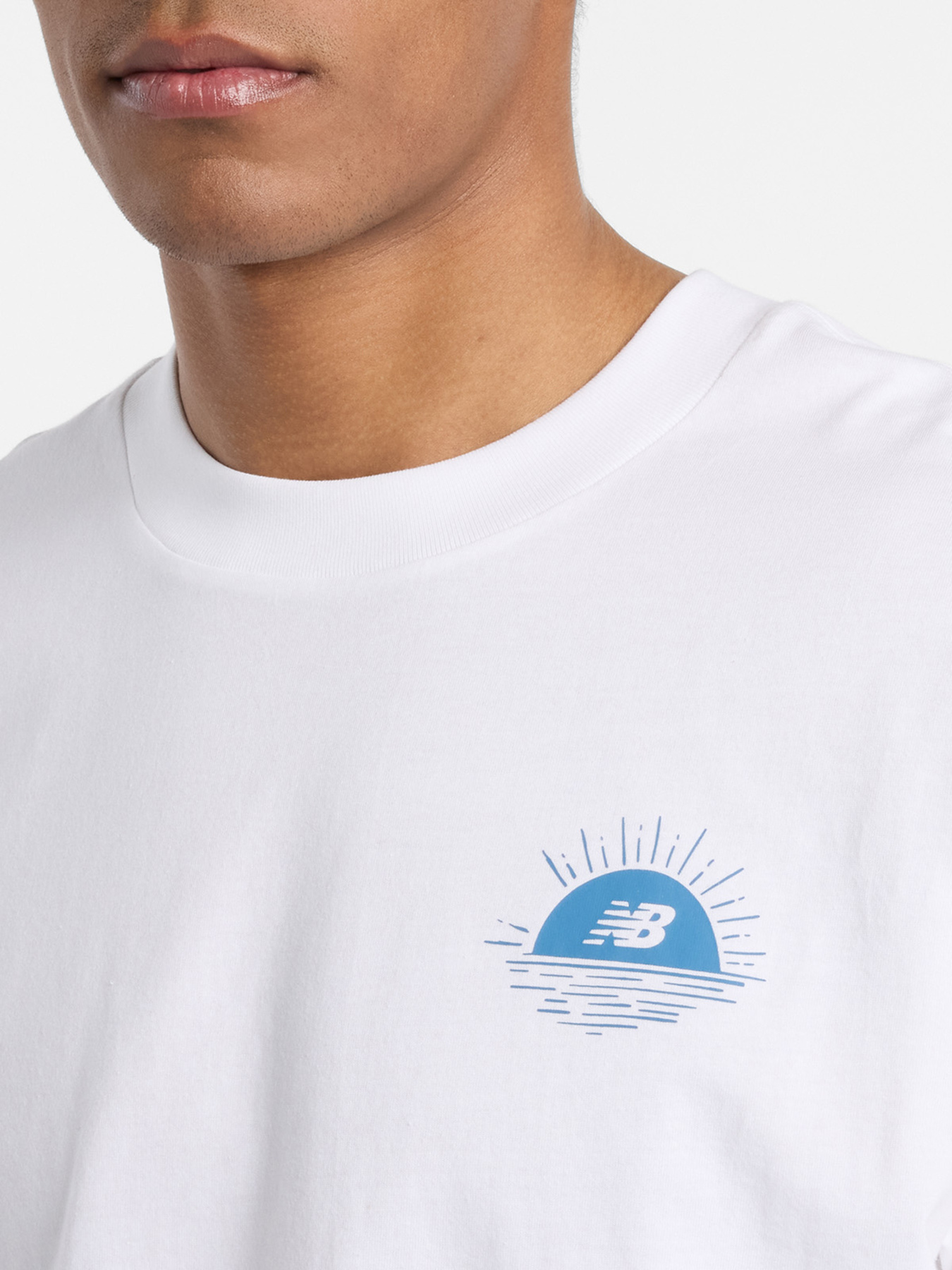 Футболка New Balance Lobster Boat модель MT51923WT Фото