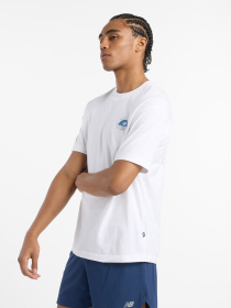 Футболка New Balance LOBSTER BOAT модель MT51923WT Фото