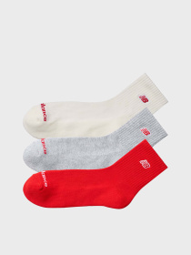 Набор носков New Balance PATCH MID CREW SOCKS 3 PACK модель LAS51273AS1 Фото