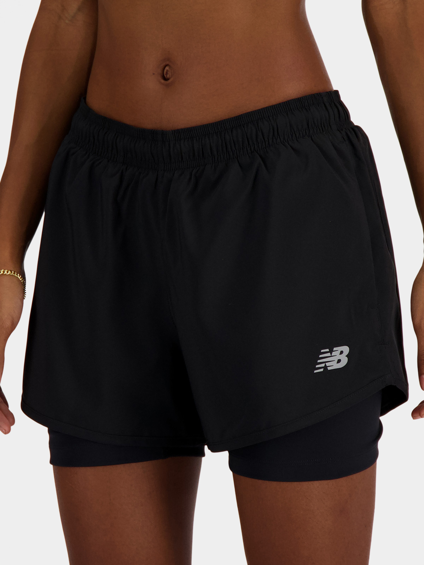 Шорты спортивные New Balance Essentials 2in1 модель WS41225BK Фото