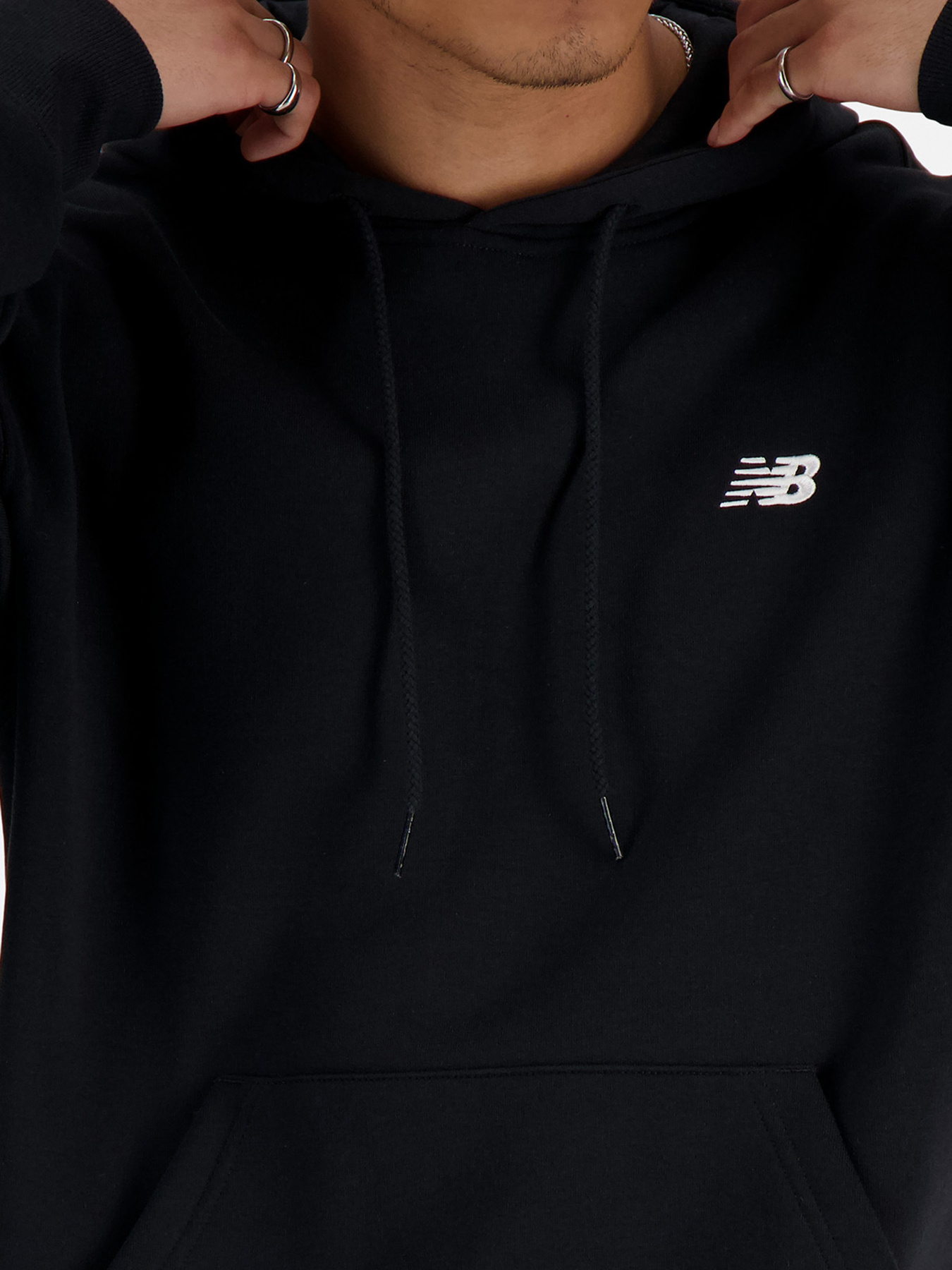 Худи New Balance SPORT ESSENTIALS FLEECE модель MT41511BK Фото