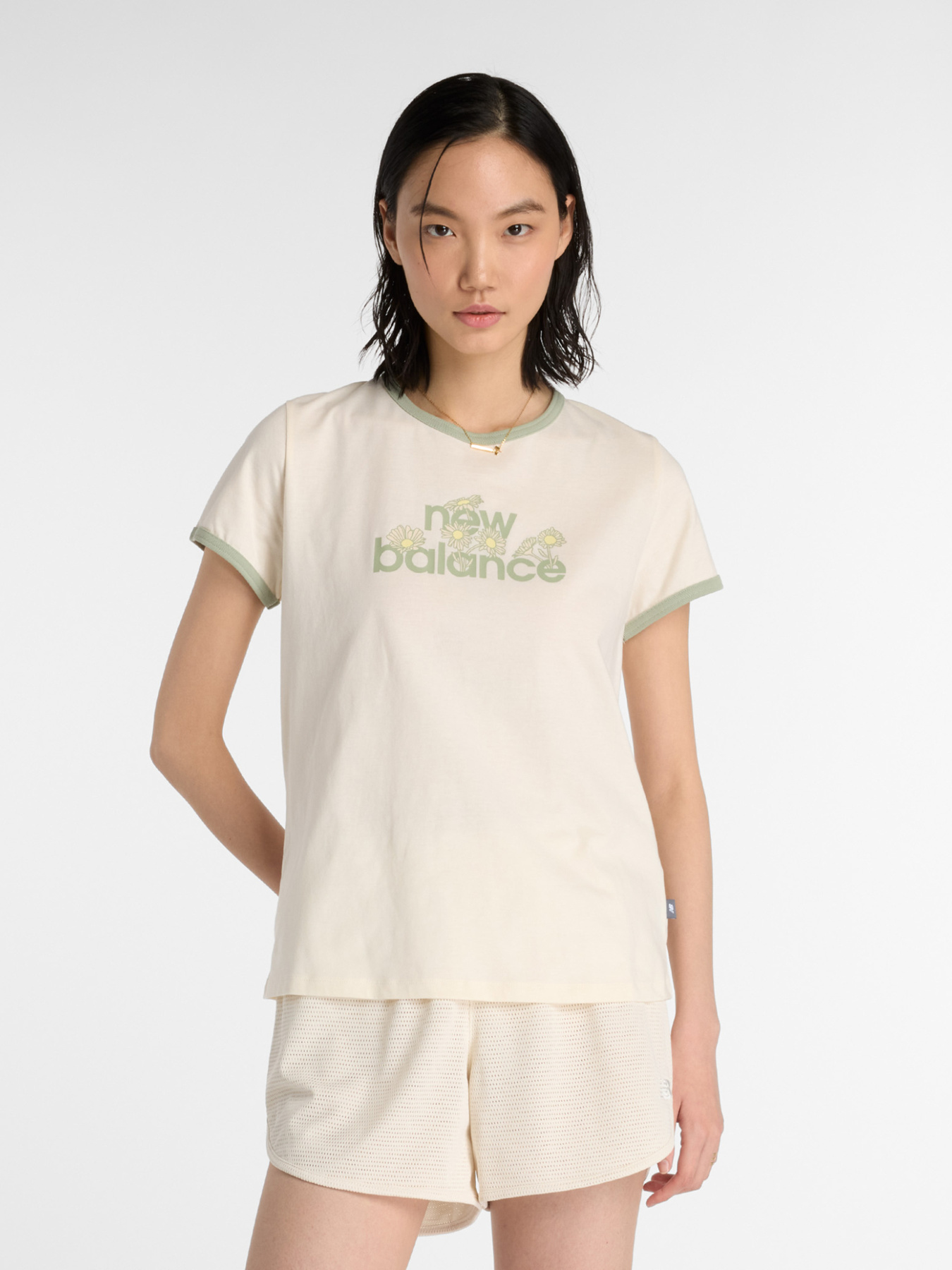 Футболка New Balance Flower Ringer модель WT53910PEF Фото