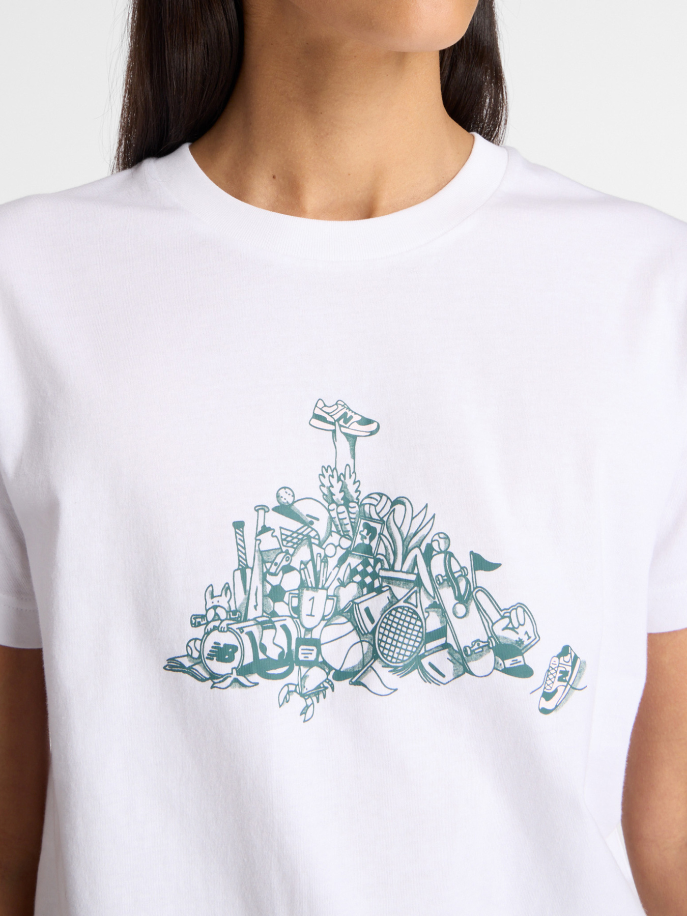 Футболка New Balance Athletics Pile модель WT53932WT Фото