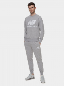 Штаны спортивные New Balance Essentials Stacked Logo модель MP03558AG Фото