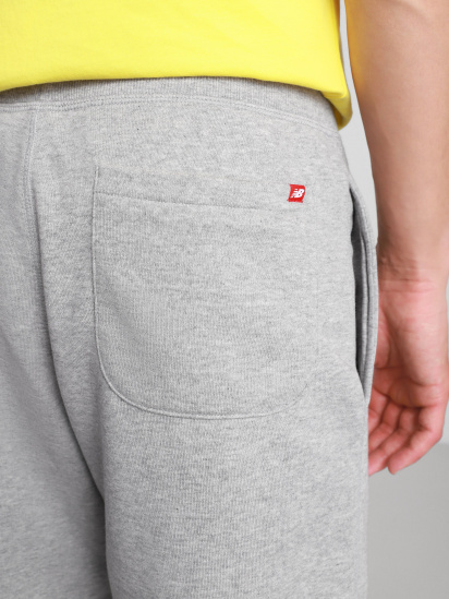 Шорти New Balance Essentials Stacked Logo модель MS03558AG — фото 5 - INTERTOP