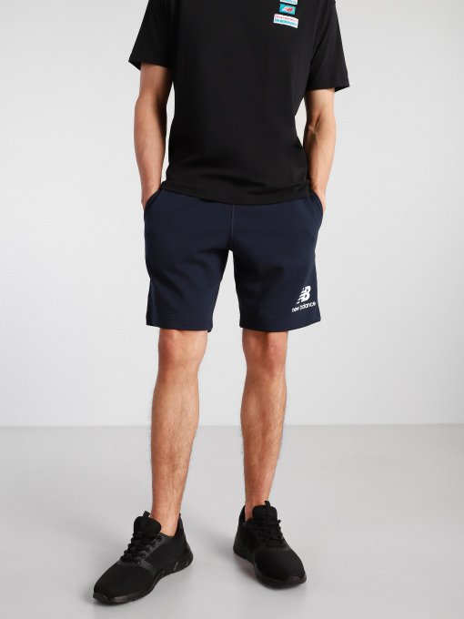 Повсякденні шорти New Balance Essentials Stacked Logo модель MS03558ECL Фото