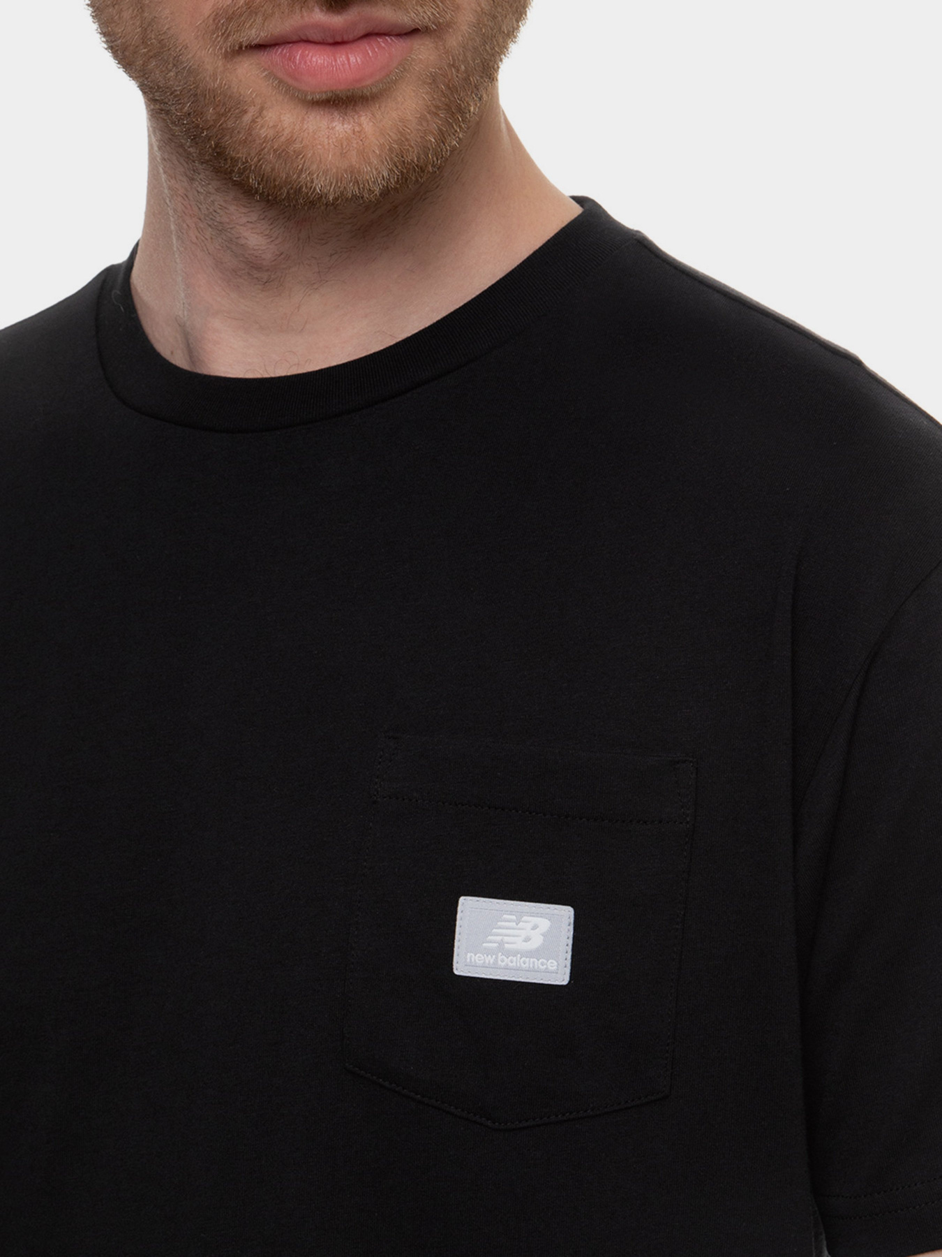 Футболка New Balance Athletics Pocket модель MT01567BK Фото