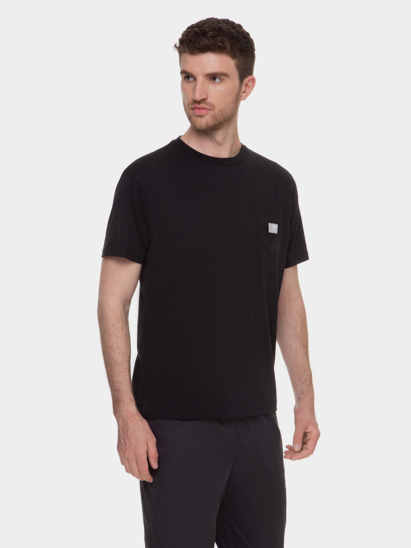 Футболка New Balance Athletics Pocket модель MT01567BK Фото