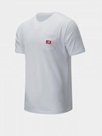 Футболка New Balance Athletics Pocket модель MT01567WT Фото