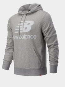 Худи New Balance Essentials Stacked Logo модель MT03558AG Фото