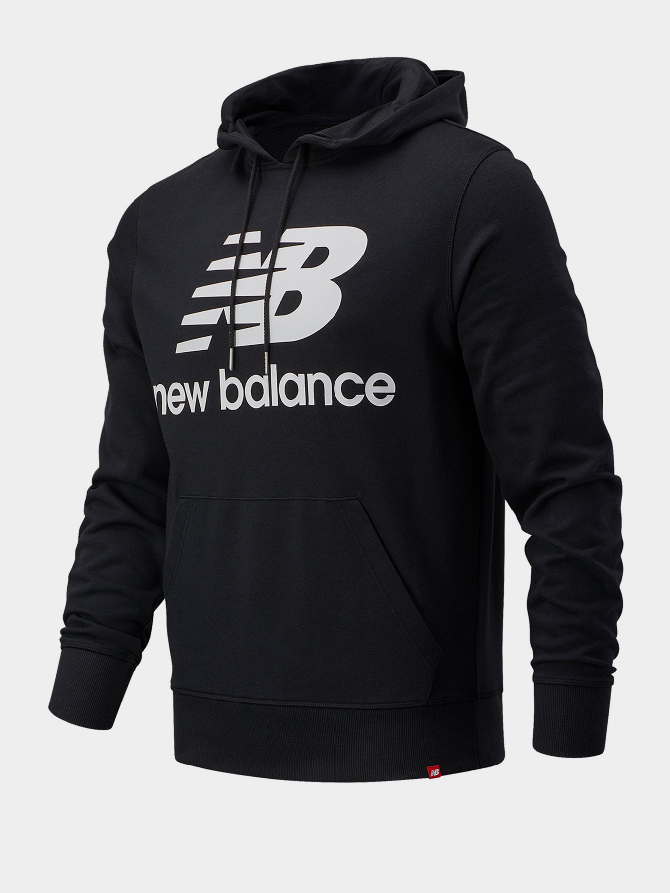 Худи New Balance Essentials Stacked Logo модель MT03558BK Фото