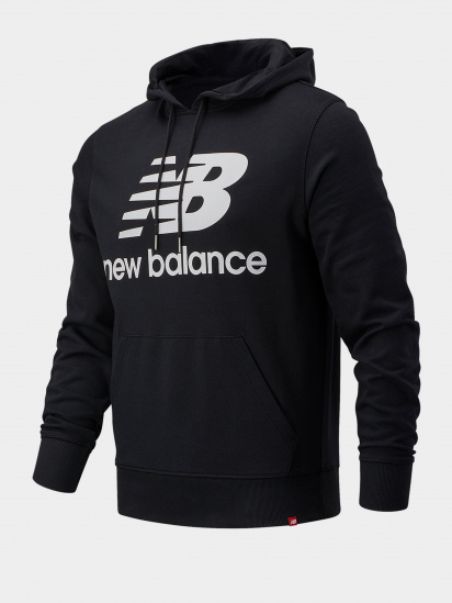 Худі New Balance Essentials Stacked Logo модель MT03558BK — фото 5 - INTERTOP