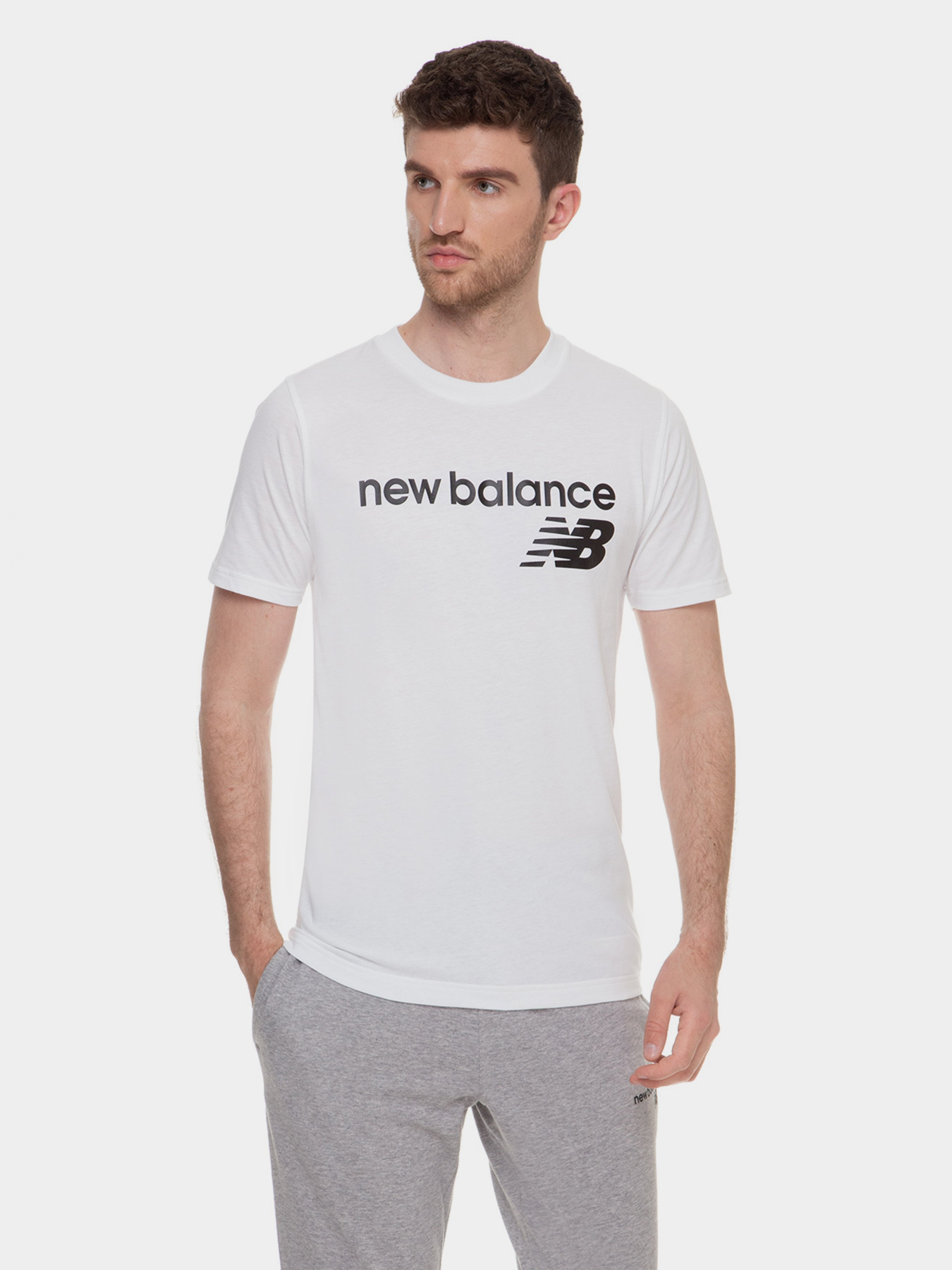 Футболка New Balance Classic Core Logo модель MT03905WT Фото