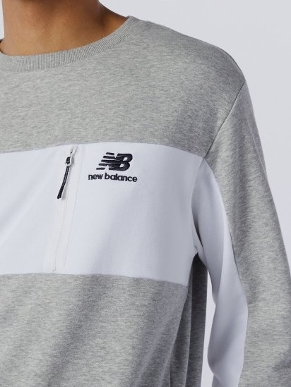 Світшот New Balance Athletics Fleece модель MT11501AG — фото 4 - INTERTOP