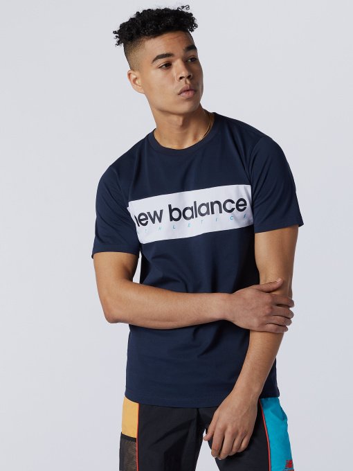 Футболки и поло New Balance  Athletics Linear модель MT11548ECL Фото