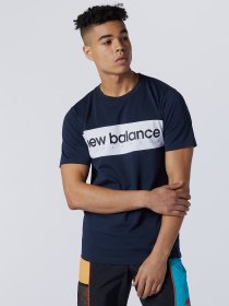 Футболки і поло New Balance  Athletics Linear модель MT11548ECL Фото