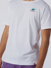 Футболки и поло New Balance Essentials Embriodered модель MT11592WT Фото