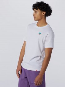 Футболки и поло New Balance Essentials Embriodered модель MT11592WT Фото