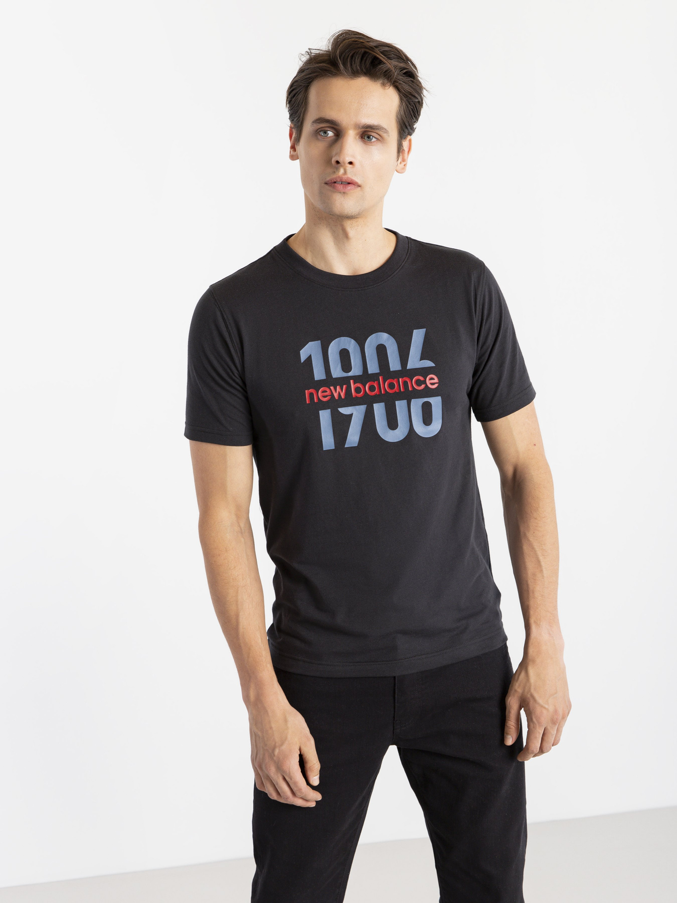 Футболки і поло New Balance Classic Split 1906 модель MT11908BK Фото