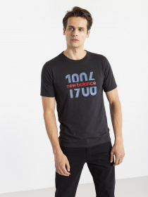 Футболки і поло New Balance Classic Split 1906 модель MT11908BK Фото