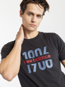 Футболки і поло New Balance Classic Split 1906 модель MT11908BK Фото