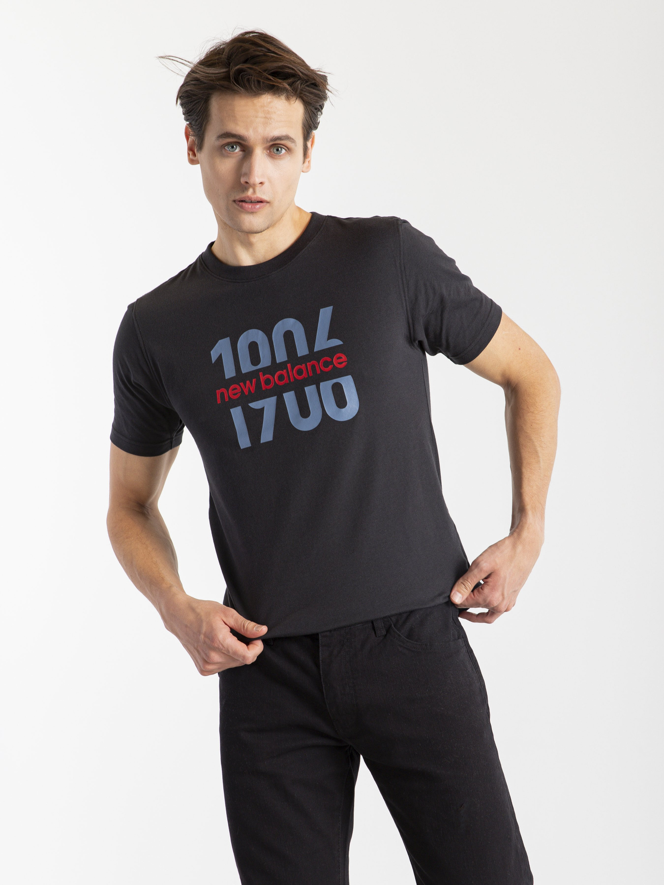 Футболки и поло New Balance Classic Split 1906 модель MT11908BK Фото