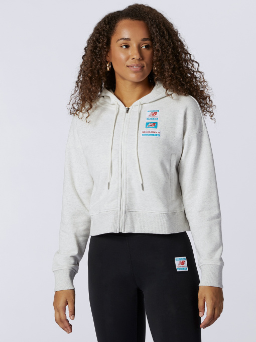 Спортивна кофта New Balance Essentials Field Day Full Zip модель WJ11503SAH Фото