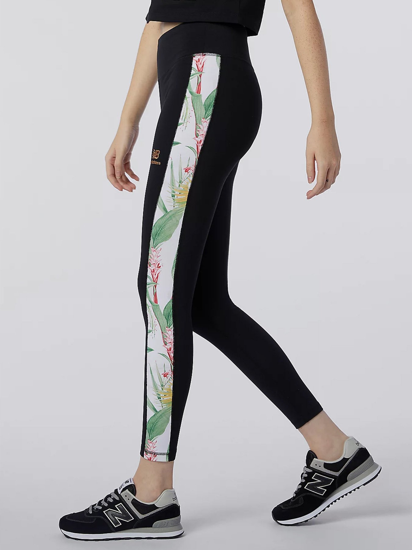 Леггинсы New Balance Essentials Botanical модель WP11509BK Фото