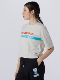 Футболка спортивная New Balance Essentials Field Day Boxy модель WT11508SAH Фото