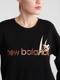 Світшот New Balance Essentials Botanical Crew модель WT11510BK Фото