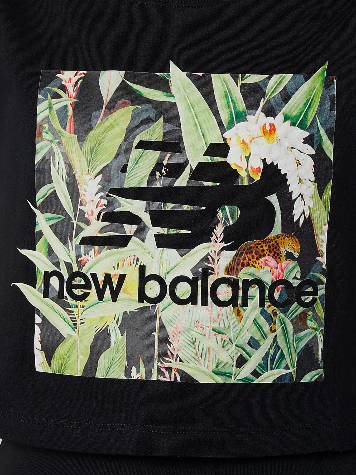 Футболки и поло New Balance Essentials Botanical модель WT11511BK Фото