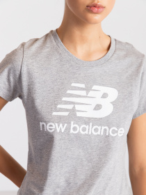 Футболка New Balance Essentials Slacked Logo модель WT91546AG Фото