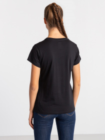 Футболки и поло New Balance Essentials Slacked Logo модель WT91546BK Фото