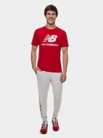 Футболка New Balance Essentials Stacked Logo модель MT01575REP Фото