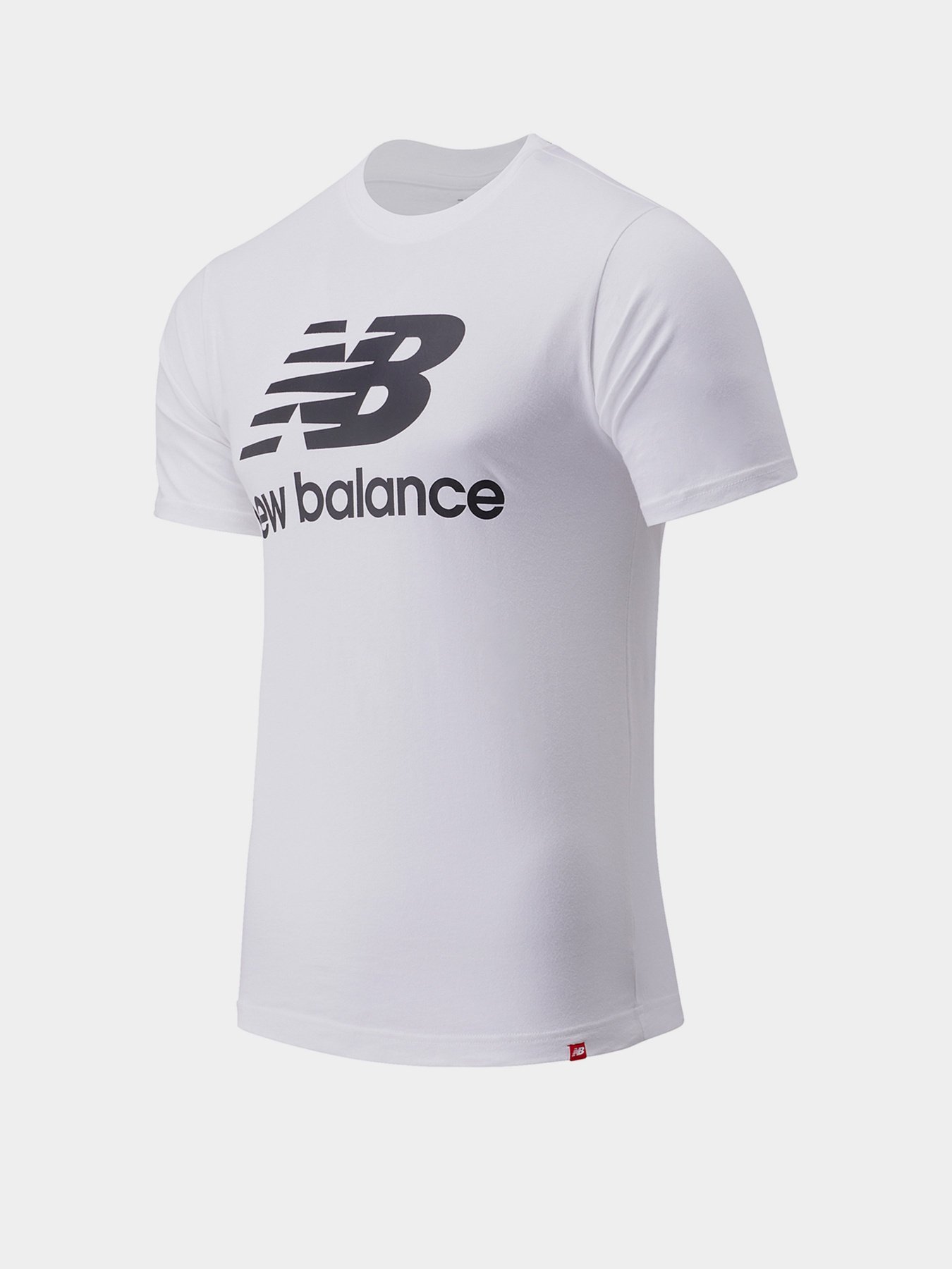 Футболка New Balance Essentials Stacked Logo модель MT01575WT Футболка New Balance Essentials Stacked Logo модель MT01575WT Фото