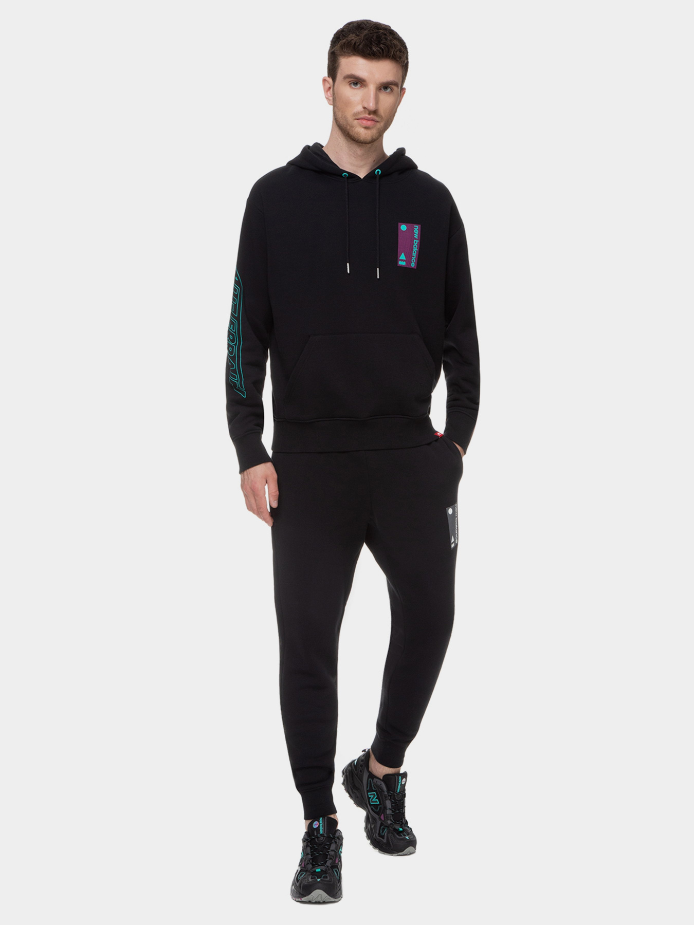 Худі New Balance Essentials Terrain модель MT03536BK Фото