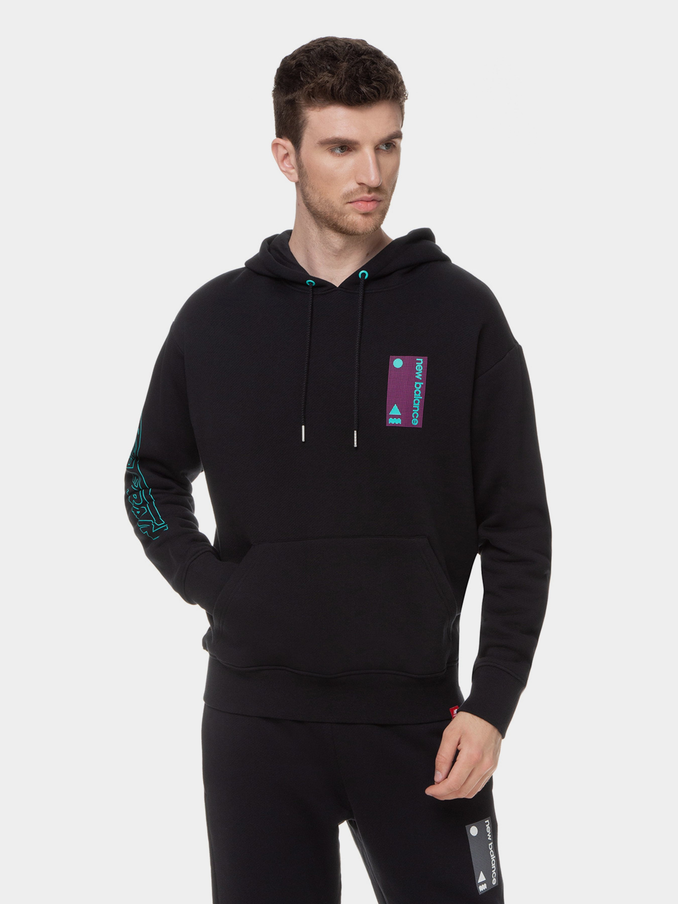 Худі New Balance Essentials Terrain модель MT03536BK Фото