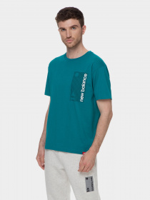 Футболки и поло New Balance Essentials Teerain модель MT03553TMT Футболки и поло New Balance Essentials Teerain модель MT03553TMT Фото