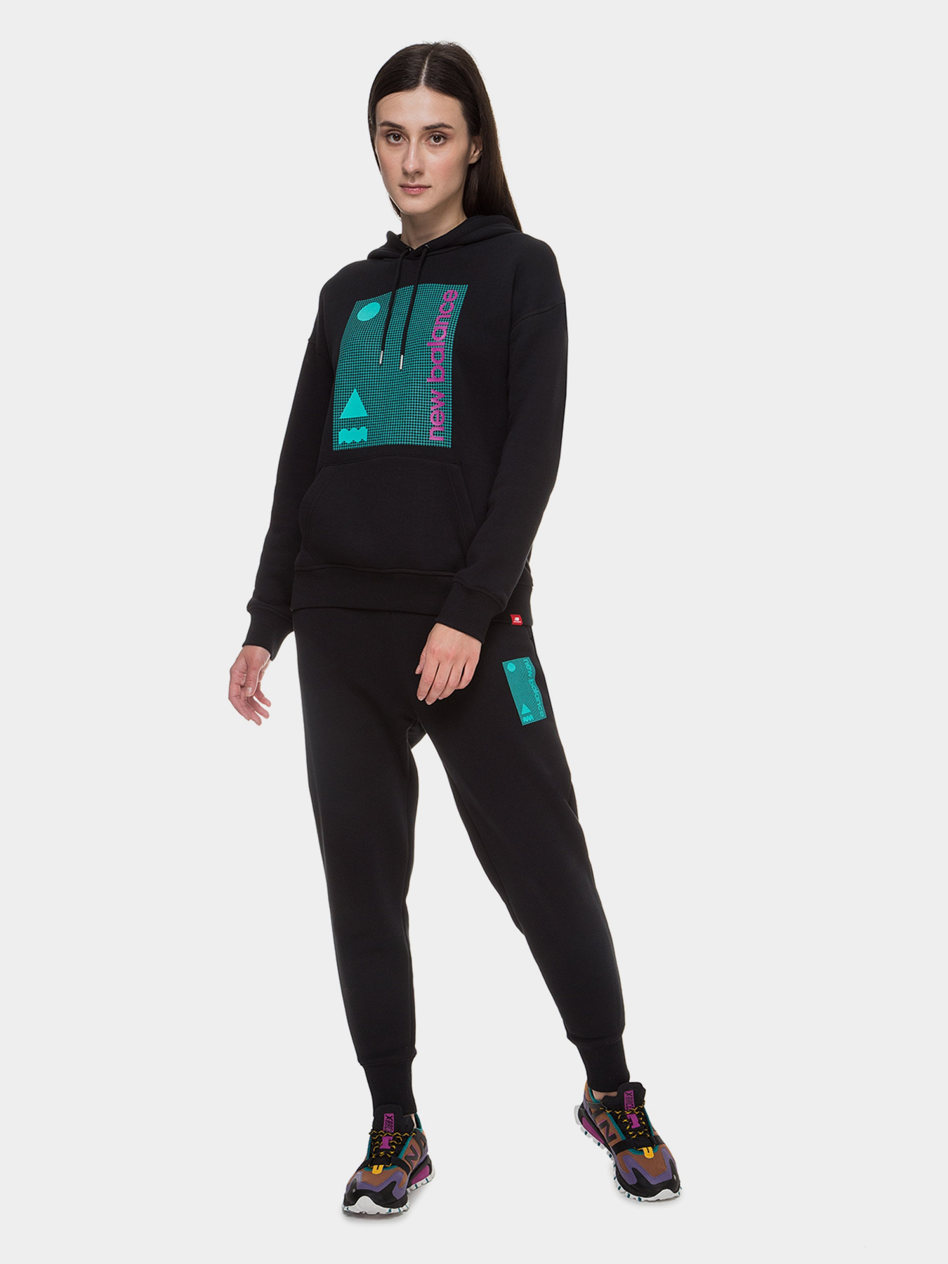 Худі New Balance Essentials Terrain модель WT03534BK Фото