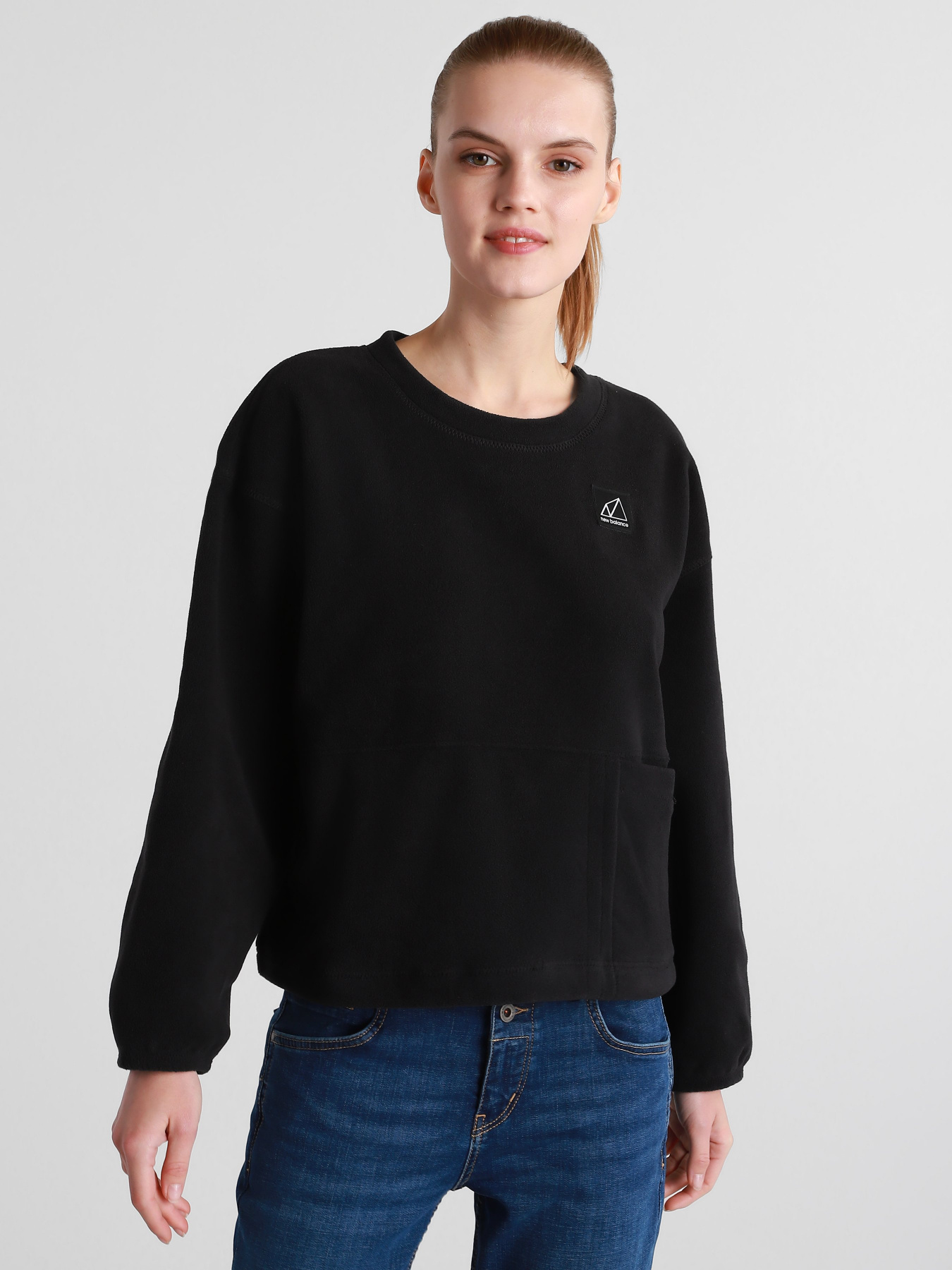 Свитшот New Balance All Terrain Pocket модель WT11591BK Фото