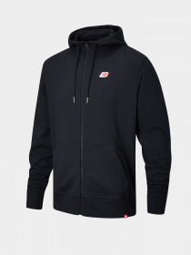 Спортивна кофта New Balance ESS SMALL Logo FZ модель MJ01663BK Фото