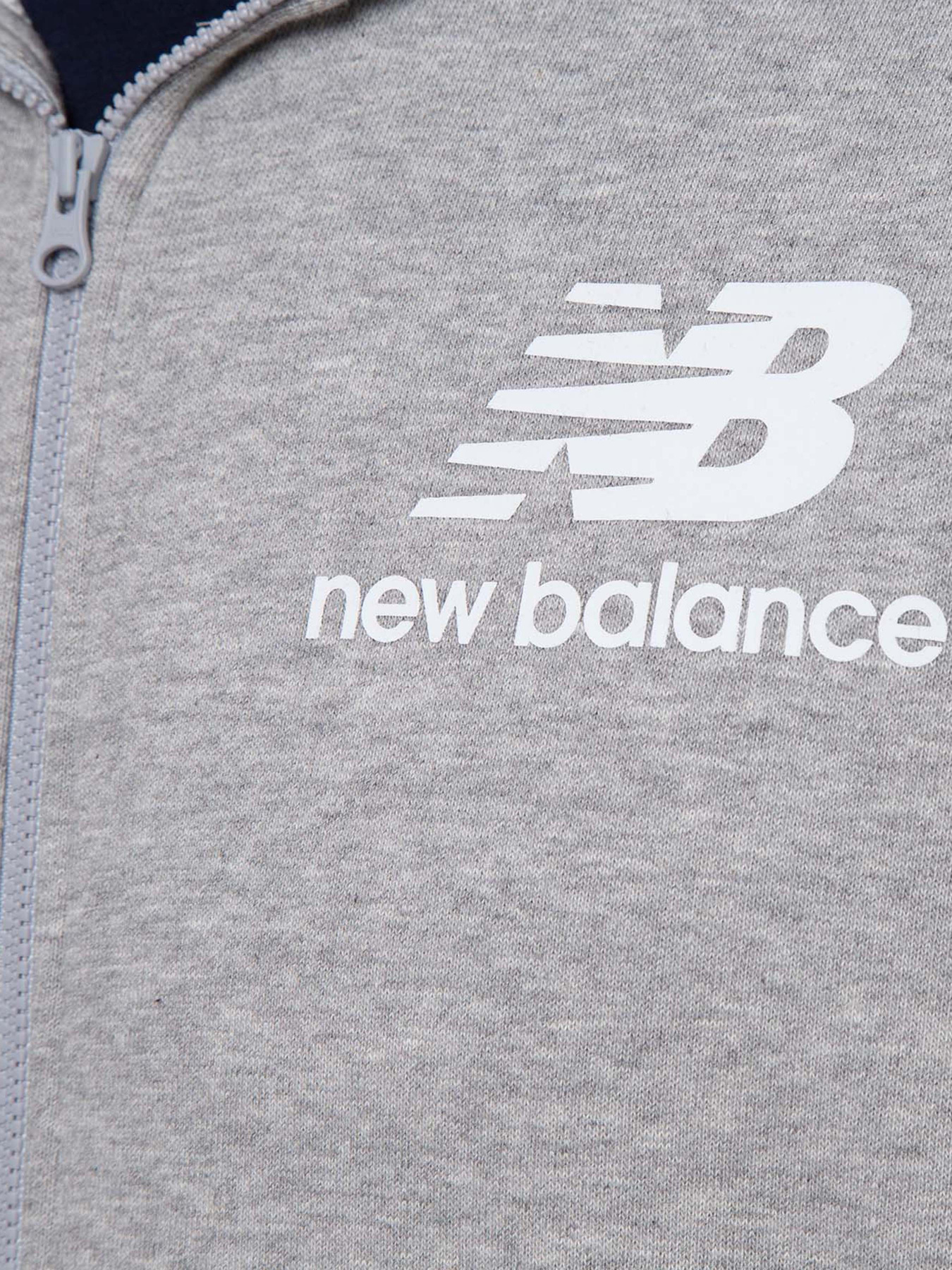 Спортивна кофта New Balance Essentials Stacked Full Zip модель MJ03558AG Спортивна кофта New Balance Essentials Stacked Full Zip модель MJ03558AG Фото